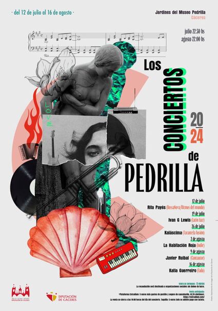 Cartel de los conciertos del Museo de Pedrilla